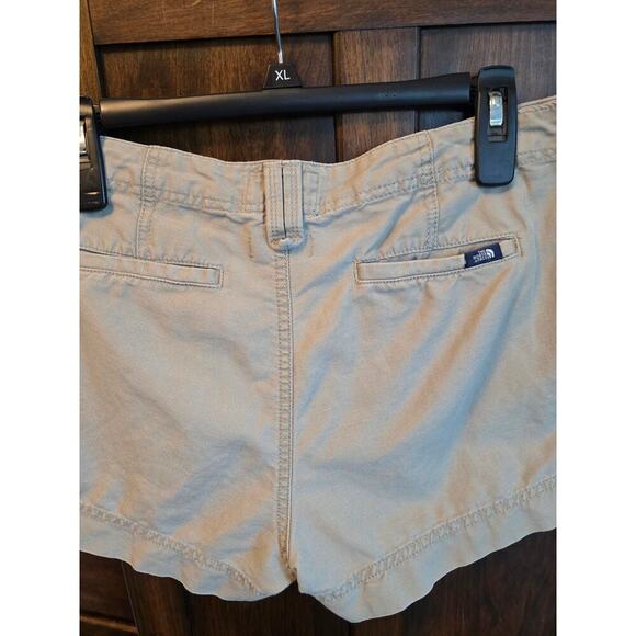 The North Face Linen Blend khaki shorts size 12 - Picture 6 of 9
